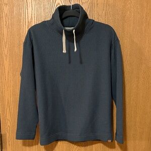 L.L. Bean Blue Funnel Sweater